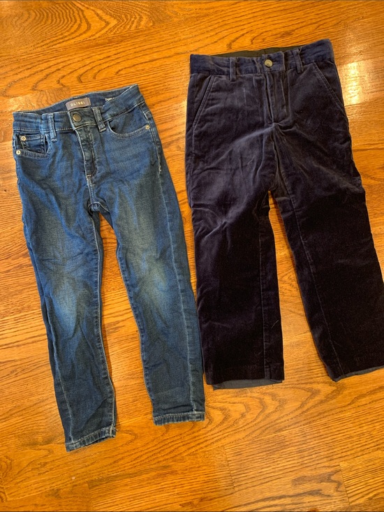 Janie and Jack Other - Kids Blue Denim Jeans & Navy Corduroy Pants Janie & Jack